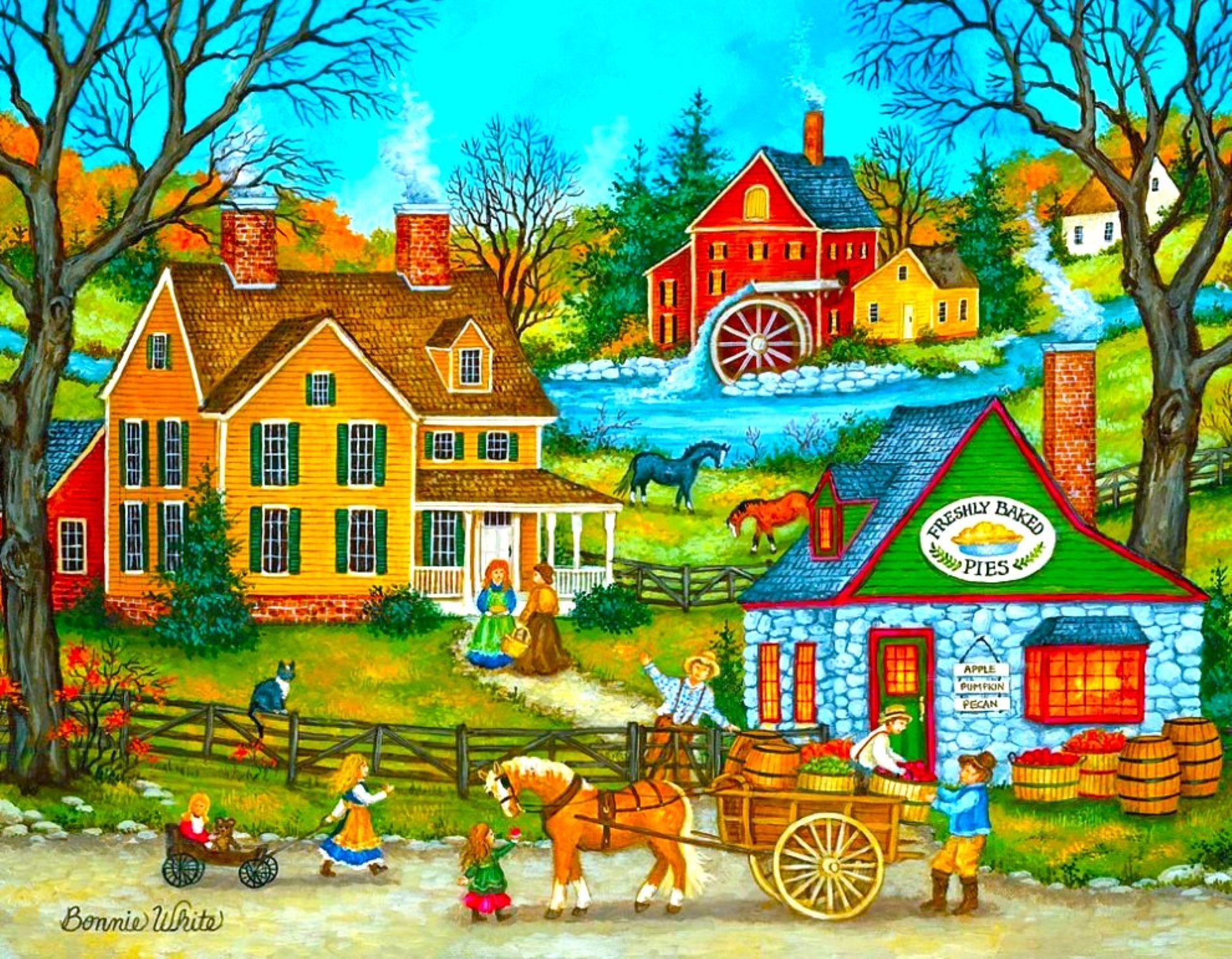 Jigsaw Puzzle 594 pieces Fresh Pies Jigidi