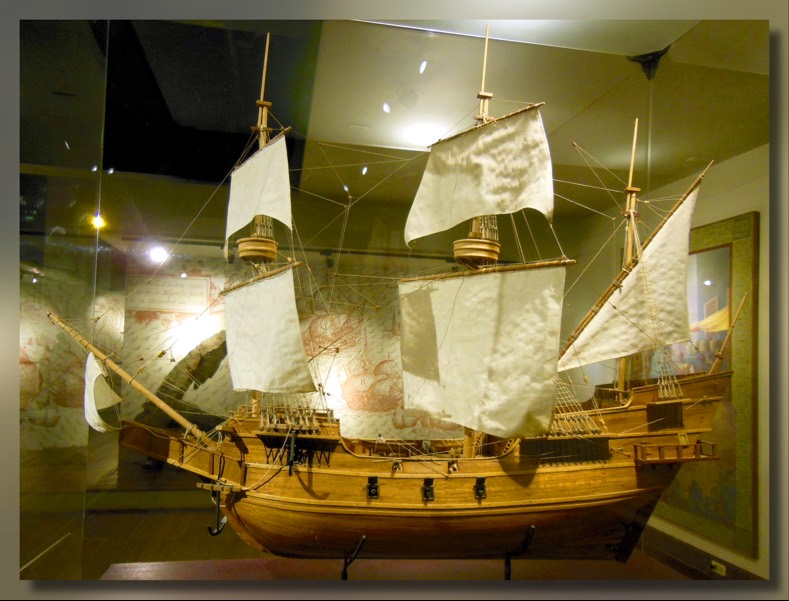 Ship (A scale model of San Diego)