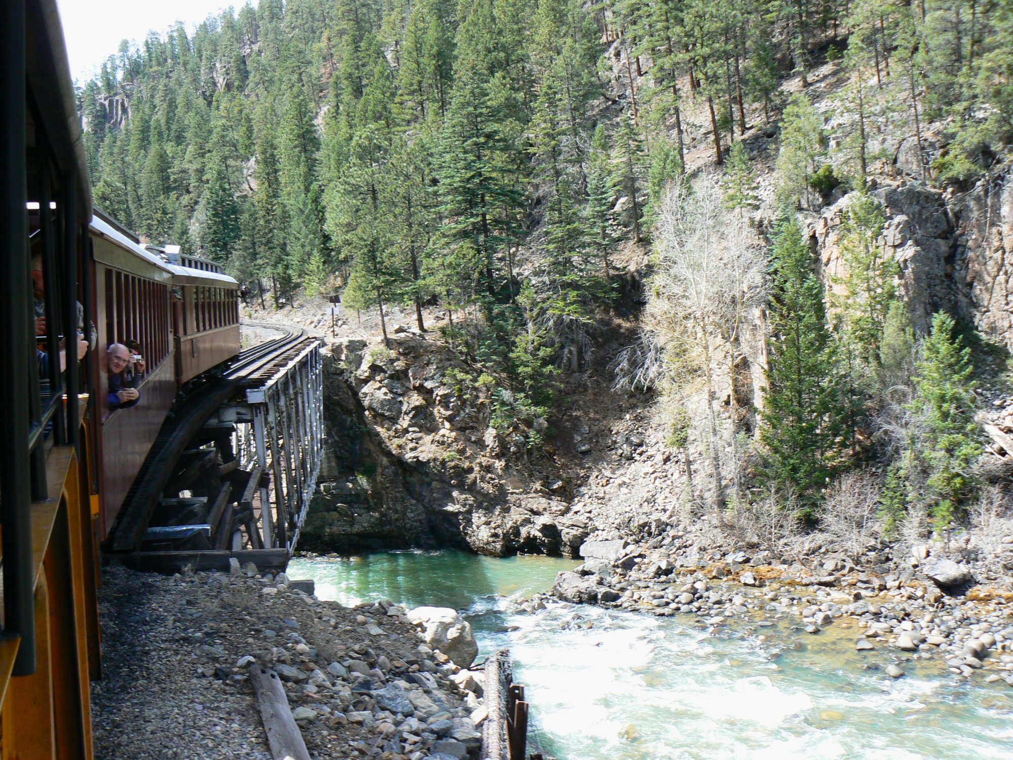 Solve DurangoSilverton Train, Colorado jigsaw puzzle online with 154 pieces