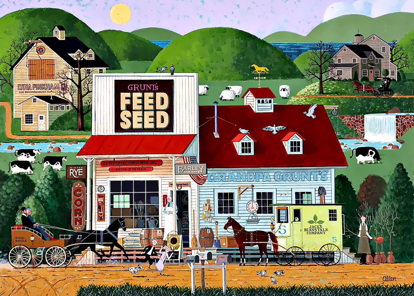 Solve Grunt's feed store jigsaw puzzle online with 150 pieces