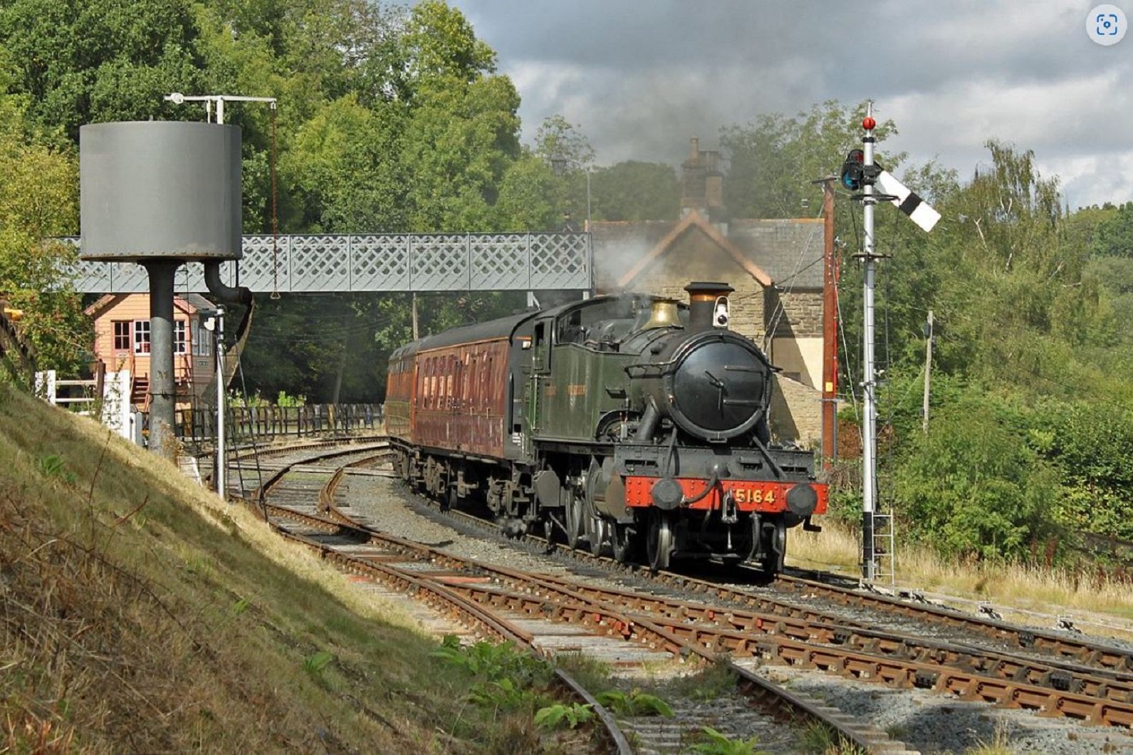 Solve GWR Collett Large Prairie 5101 Class 2-6-2T 5164 at Highley ...
