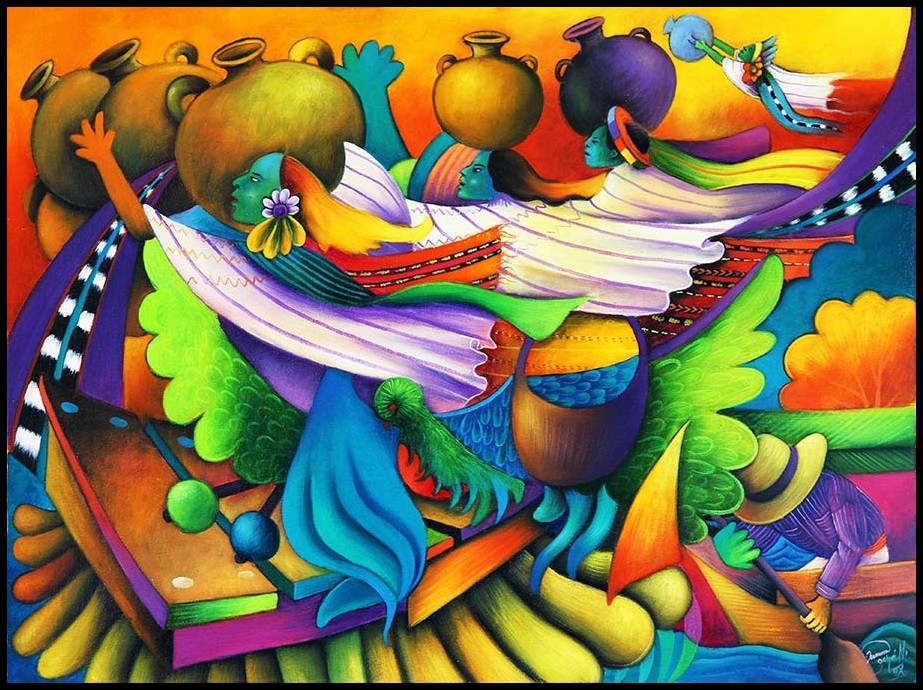 Solve by Julian Coche Mendoza (Mayan) jigsaw puzzle online with