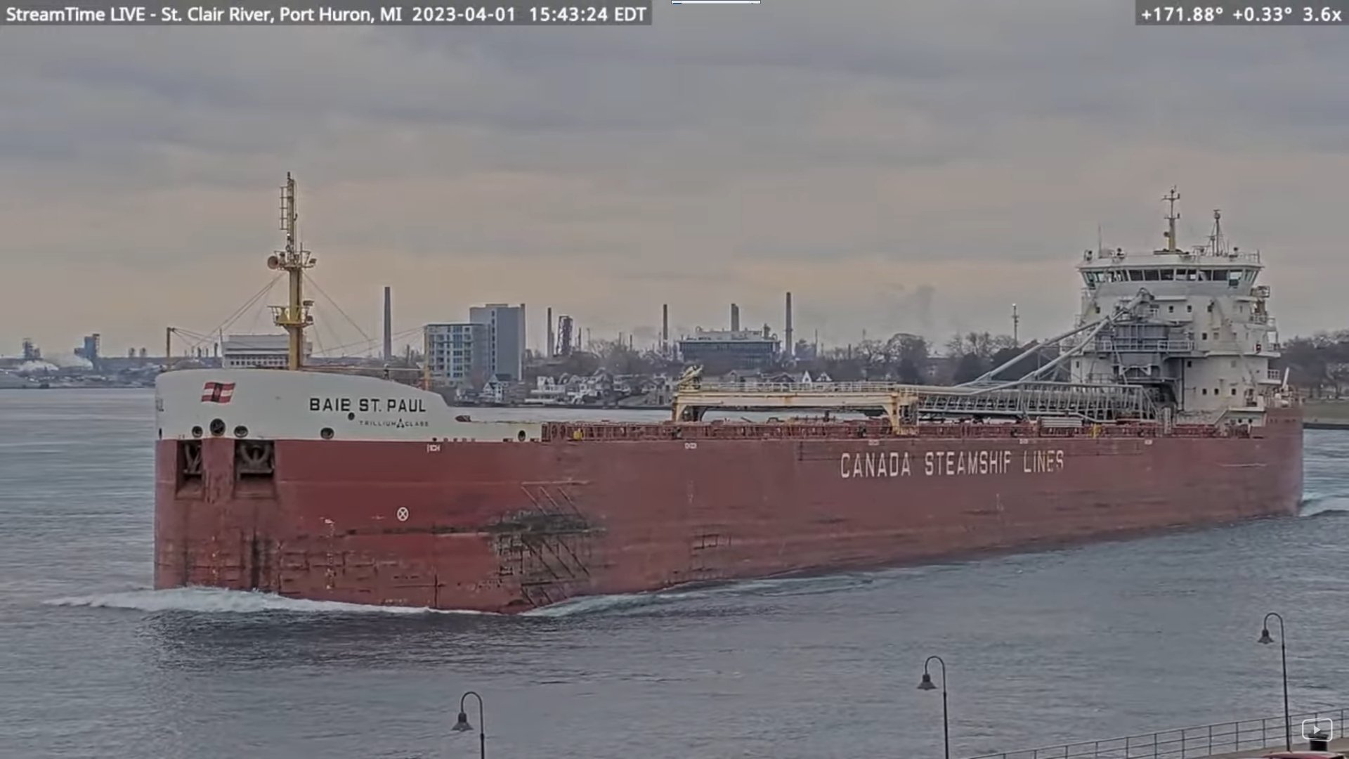 Solve CSL Baie St Paul (CA) Great Lakes Freighter Port Huron, MI