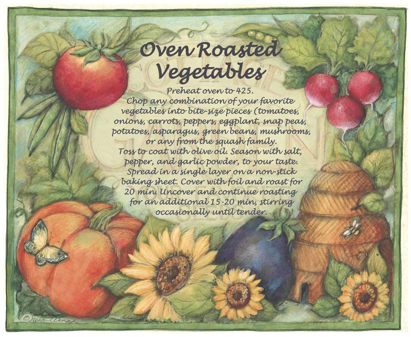 Solve Oven Roasted Vegetables jigsaw puzzle online with 238 pieces
