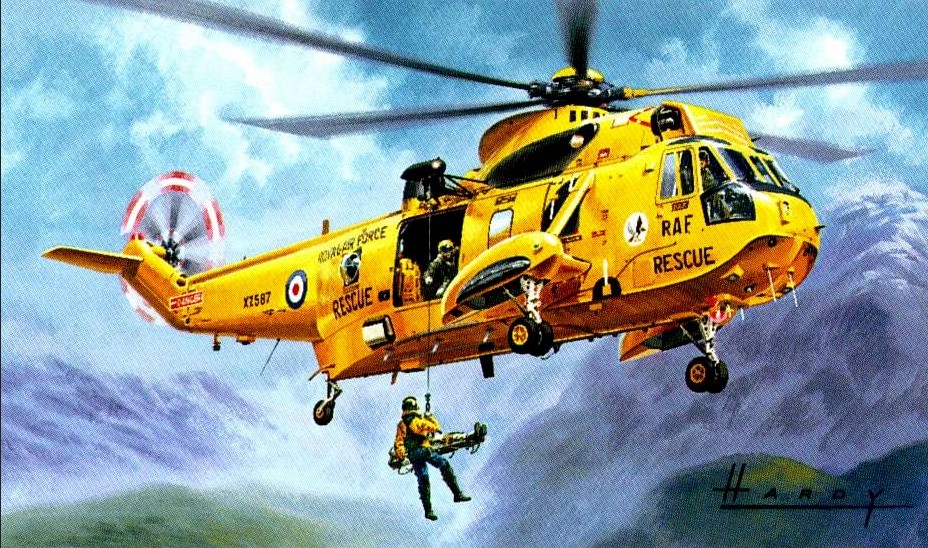 Solve Westland Sea King Helicopter jigsaw puzzle online with 135 pieces