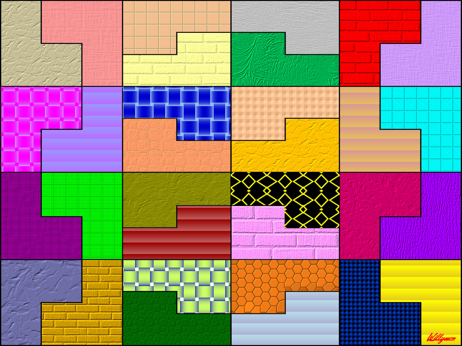 Solve textures jigsaw puzzle online with 252 pieces