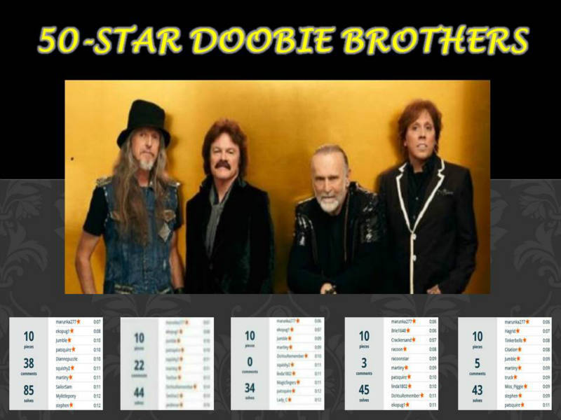 Solve 50* Doobie Brothers jigsaw puzzle online with 12 pieces