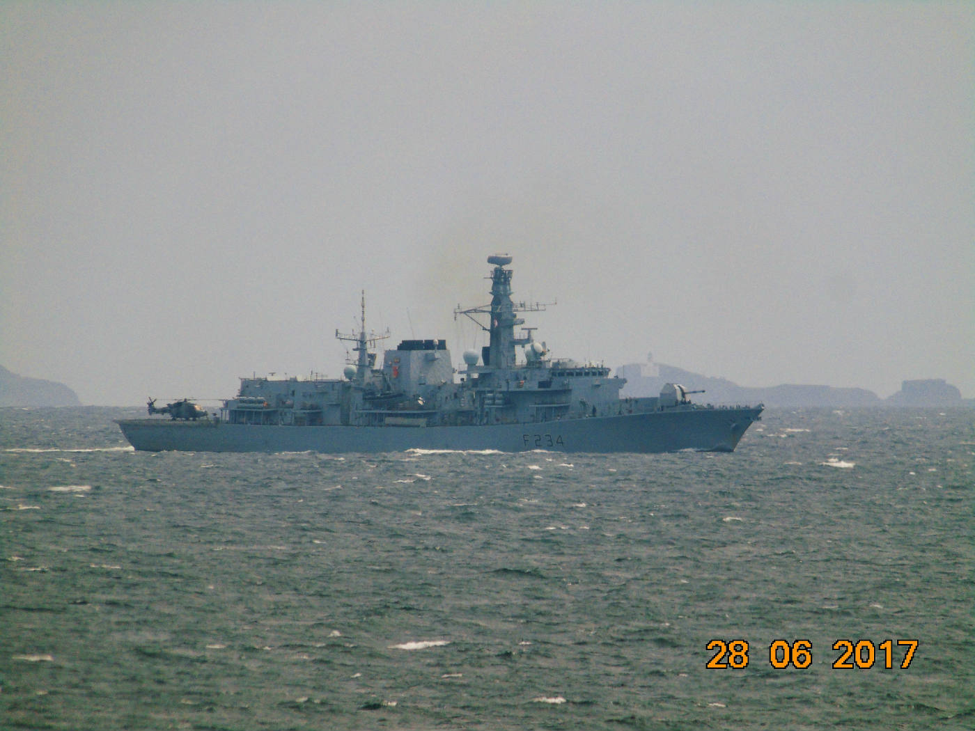 Solve HMS Iron Duke Type 23 Frigate (F234) jigsaw puzzle online with