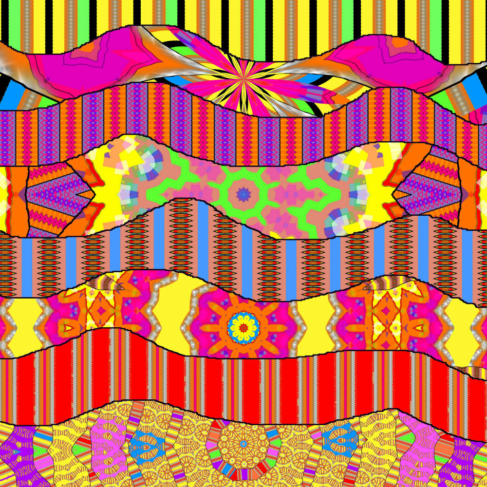 Jigsaw Puzzle | ROLLING PATTERNS | 100 pieces | Jigidi