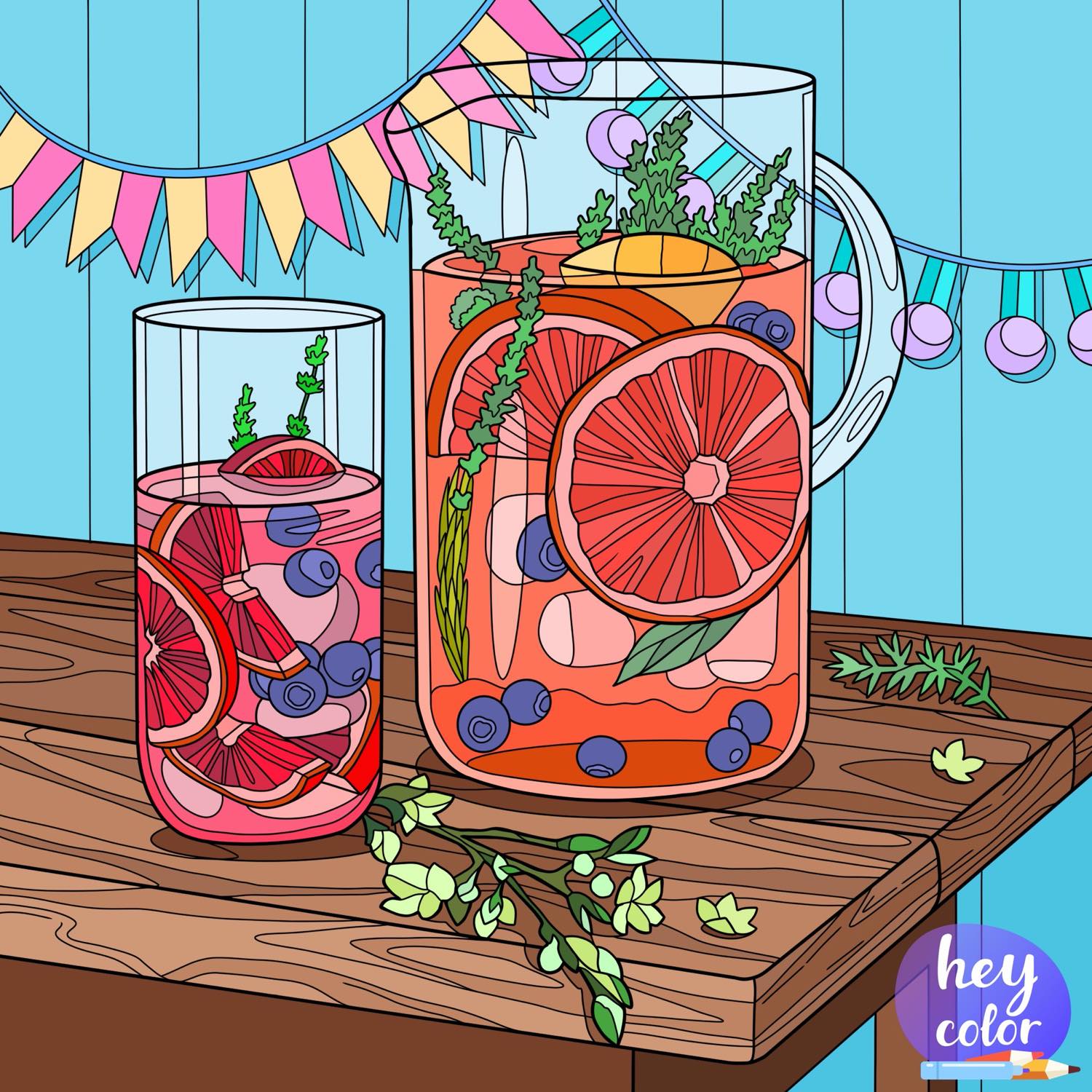 Solve Refreshing Beverage jigsaw puzzle online with 256 pieces