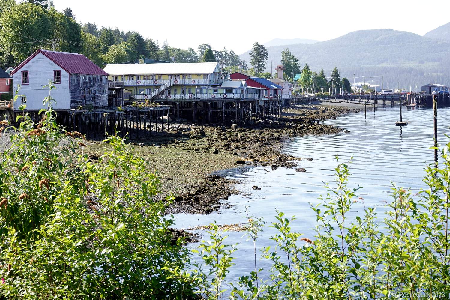 Solve Alert Bay at Low Tide jigsaw puzzle online with 70 pieces