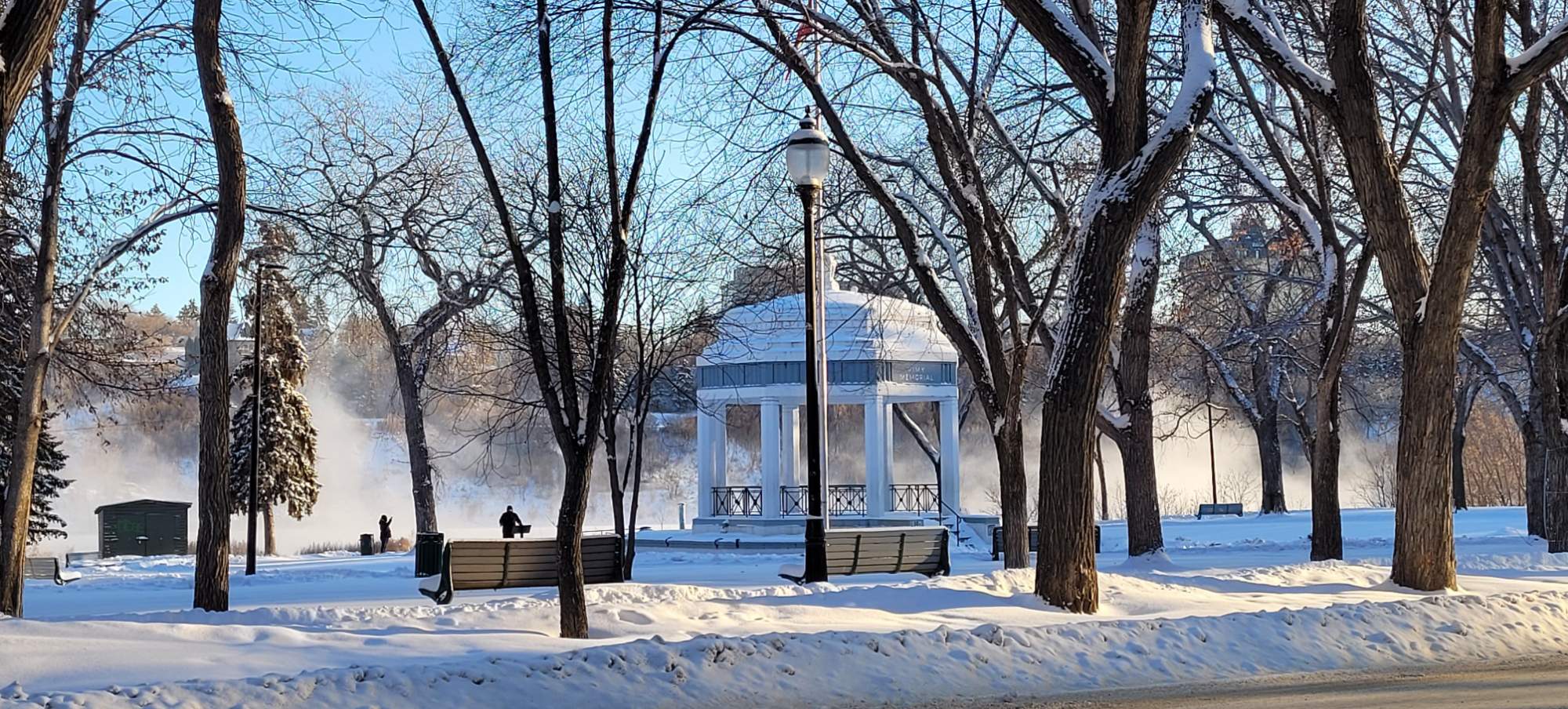 Solve saskatoon in winter jigsaw puzzle online with 152 pieces