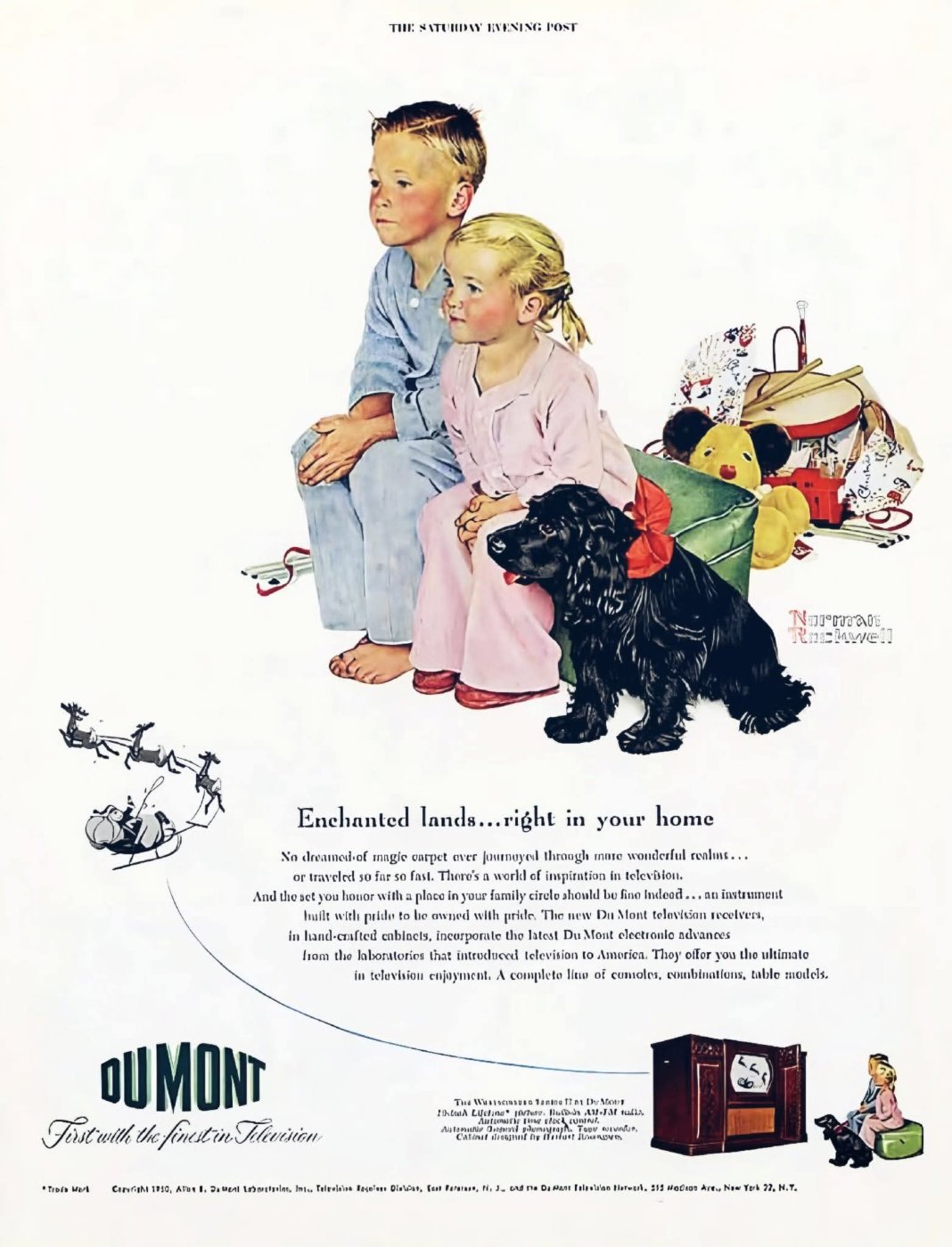 Solve Norman Rockwell jigsaw puzzle online with 35 pieces