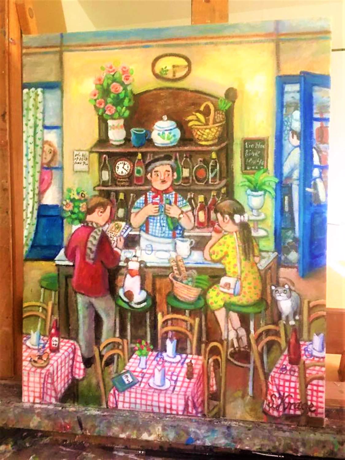 Solve Paris Bar Restaurant jigsaw puzzle online with 500 pieces