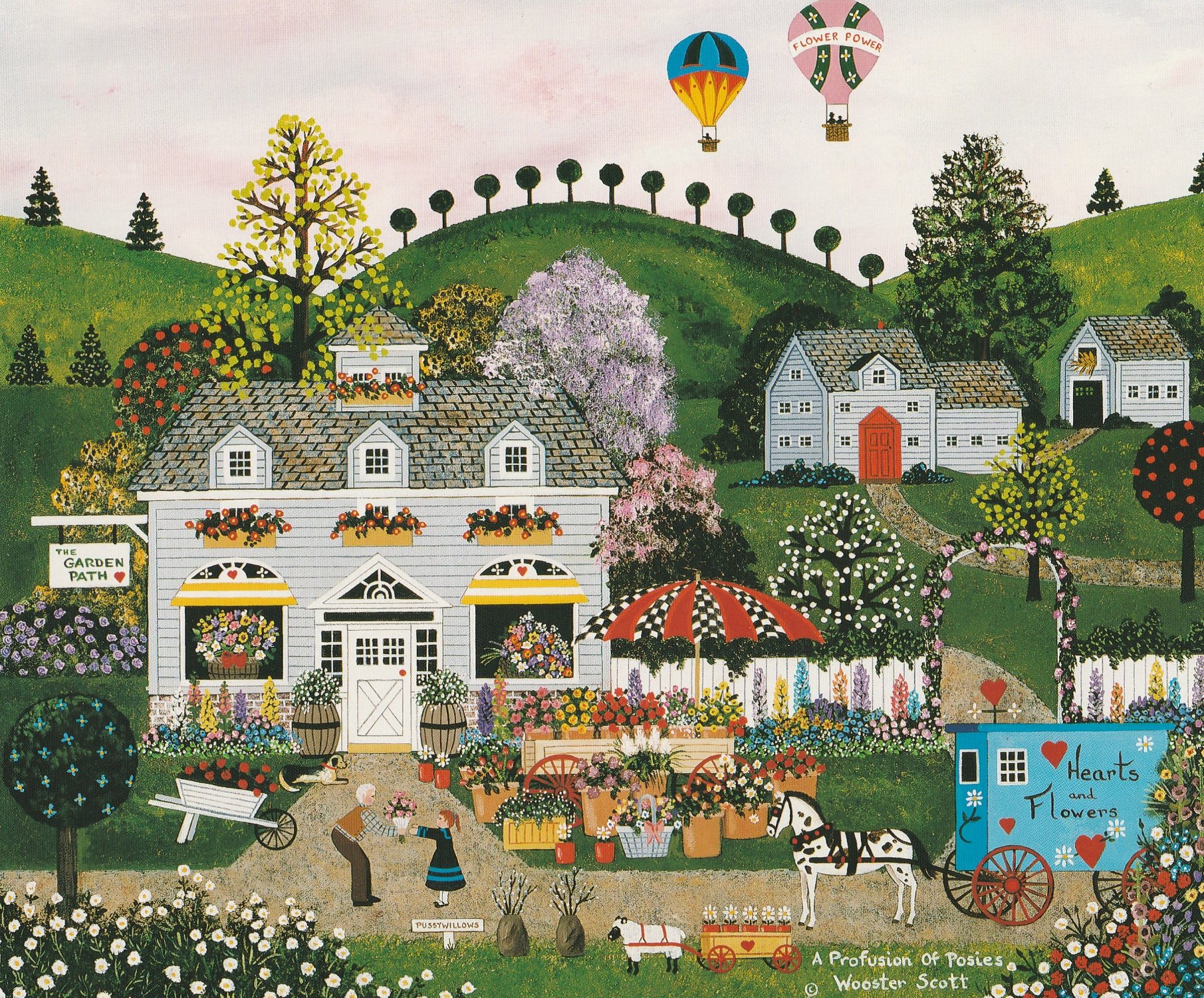 Puzzle Rys Solve A Profusion of Posies {Jane Wooster Scott} jigsaw puzzle online ...
