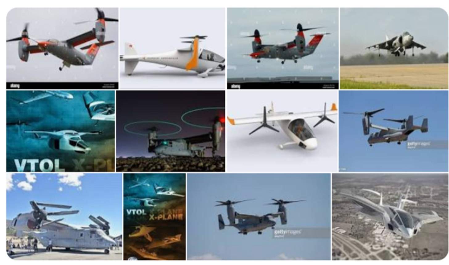 Solve VTOL Planes jigsaw puzzle online with 198 pieces