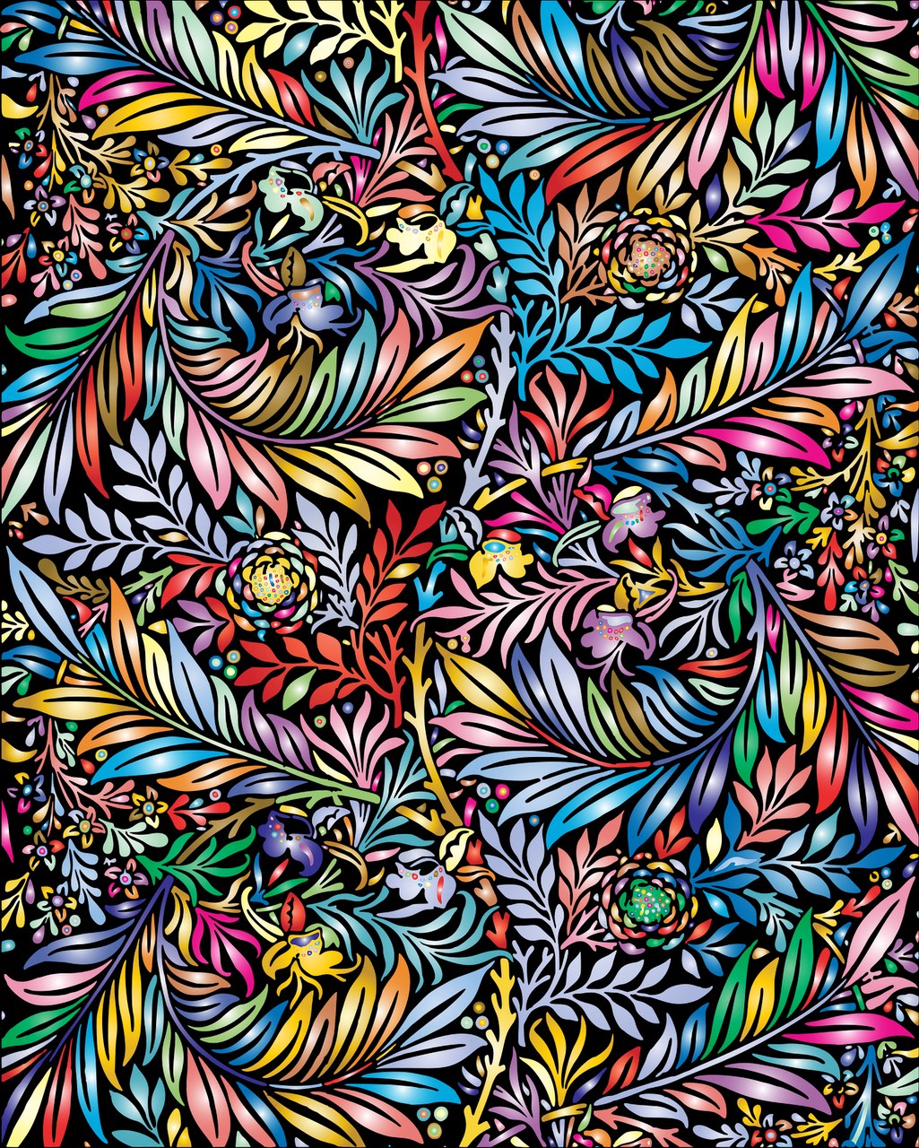 Solve Floral!! jigsaw puzzle online with 378 pieces