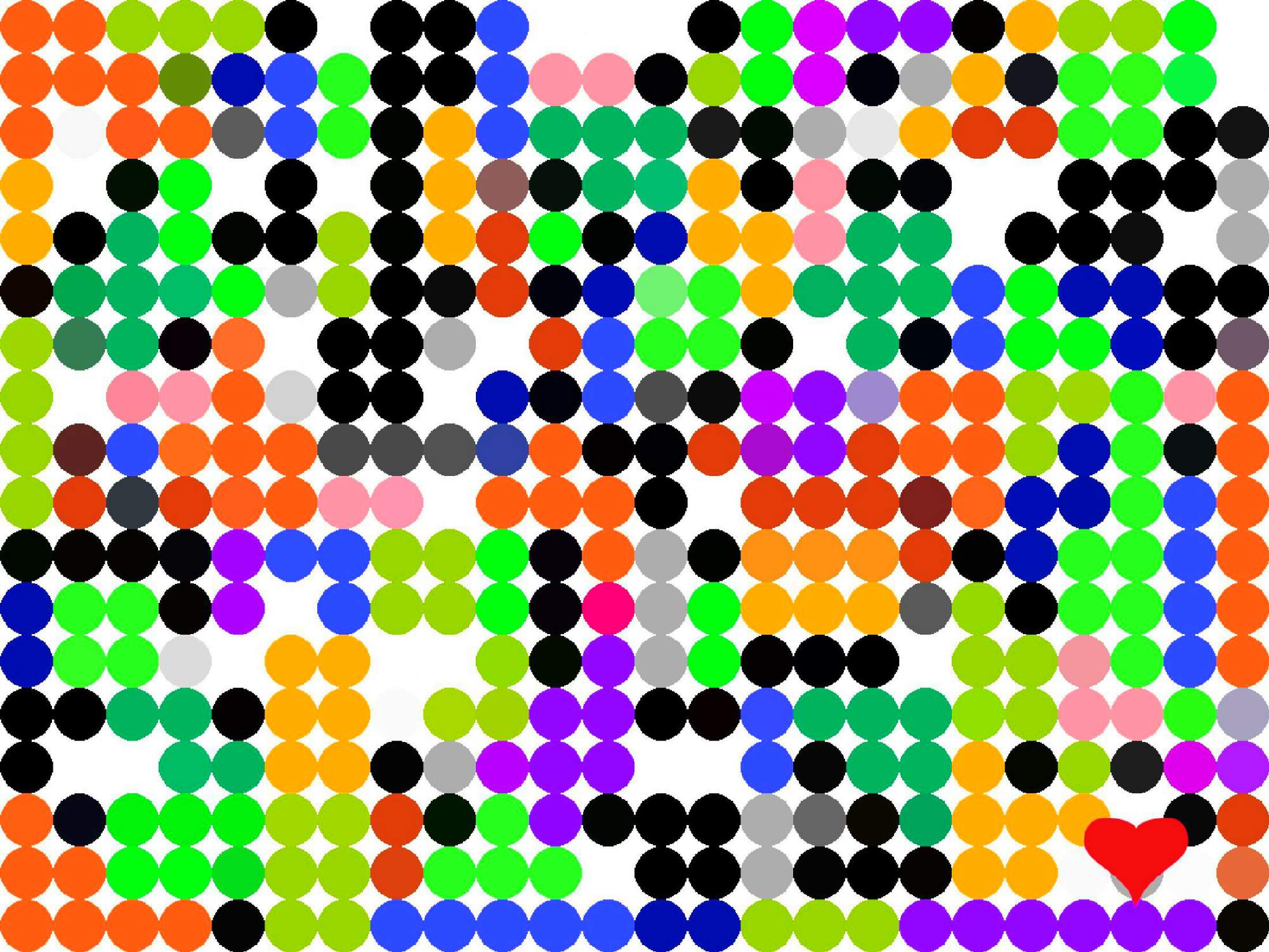 Solve Have A Dotty Day Supersized (Each puzzle piece = 1 dot) jigsaw puzzle online with 432 pieces