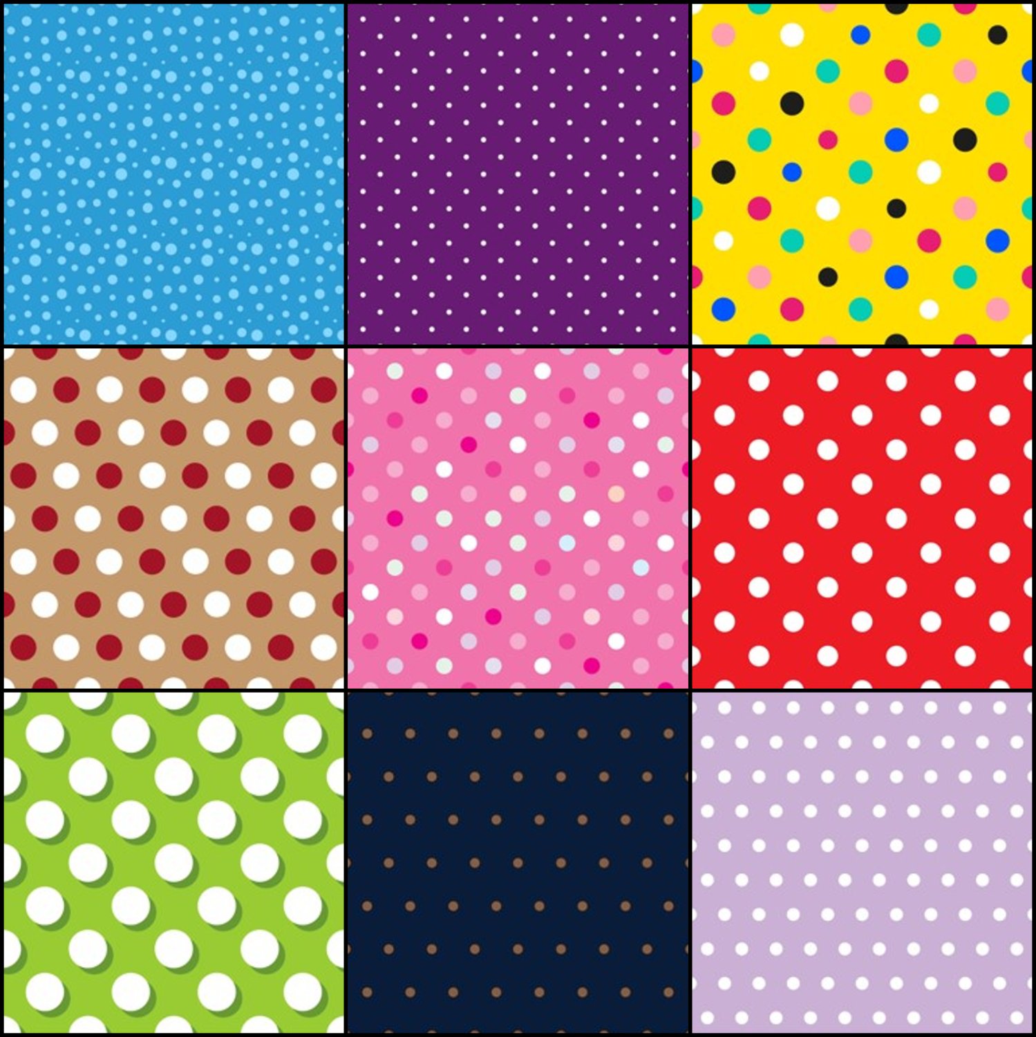 Solve Polka dot patterns 5 jigsaw puzzle online with 144 pieces
