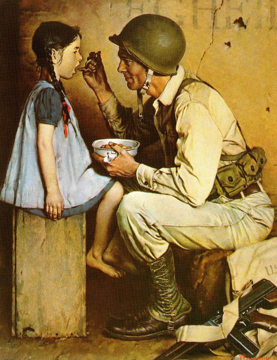 Solve 1944 Norman Rockwell {The American Way} jigsaw puzzle online with ...