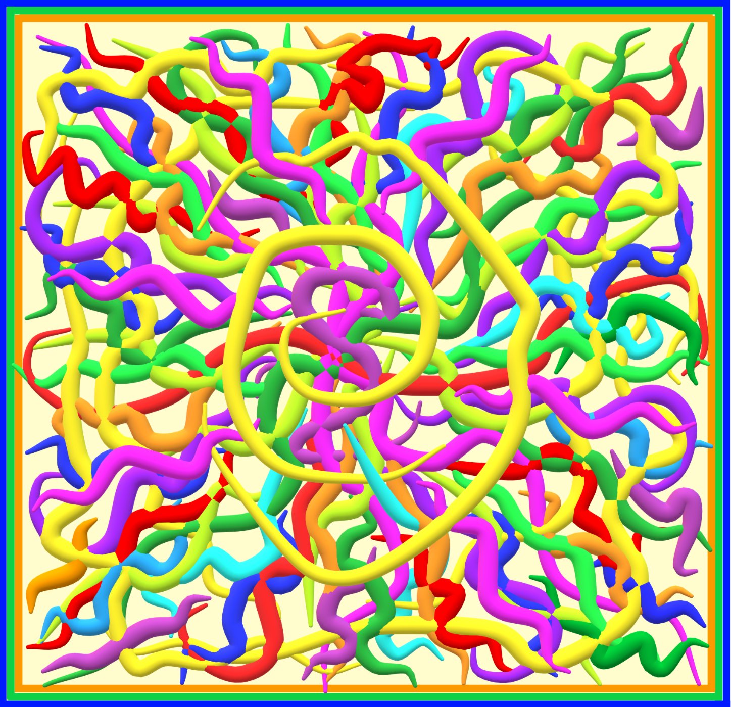 Solve 3D Paint Mess 1 jigsaw puzzle online with 49 pieces