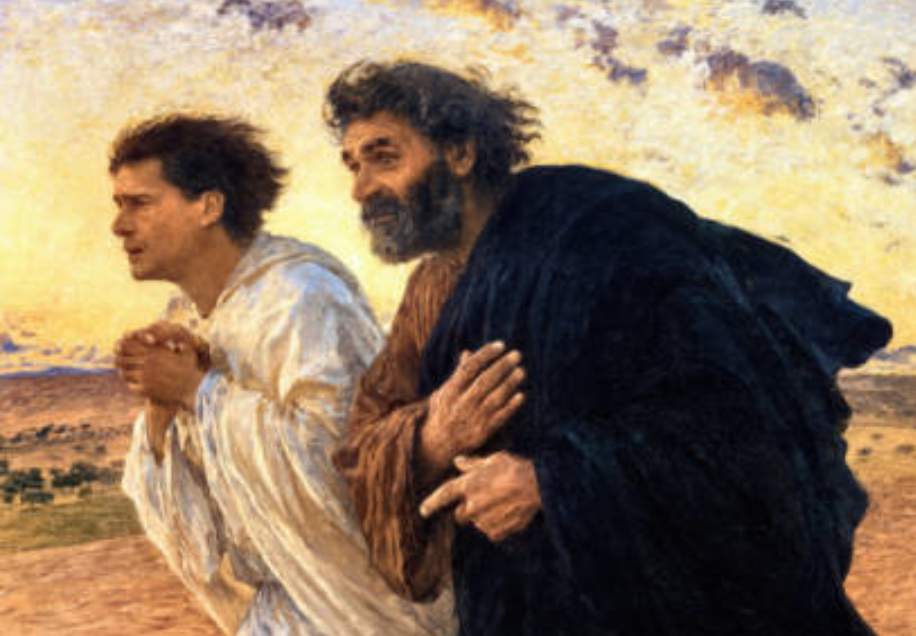 Solve The Disciples Peter and John Running to the Sepulchre on the
