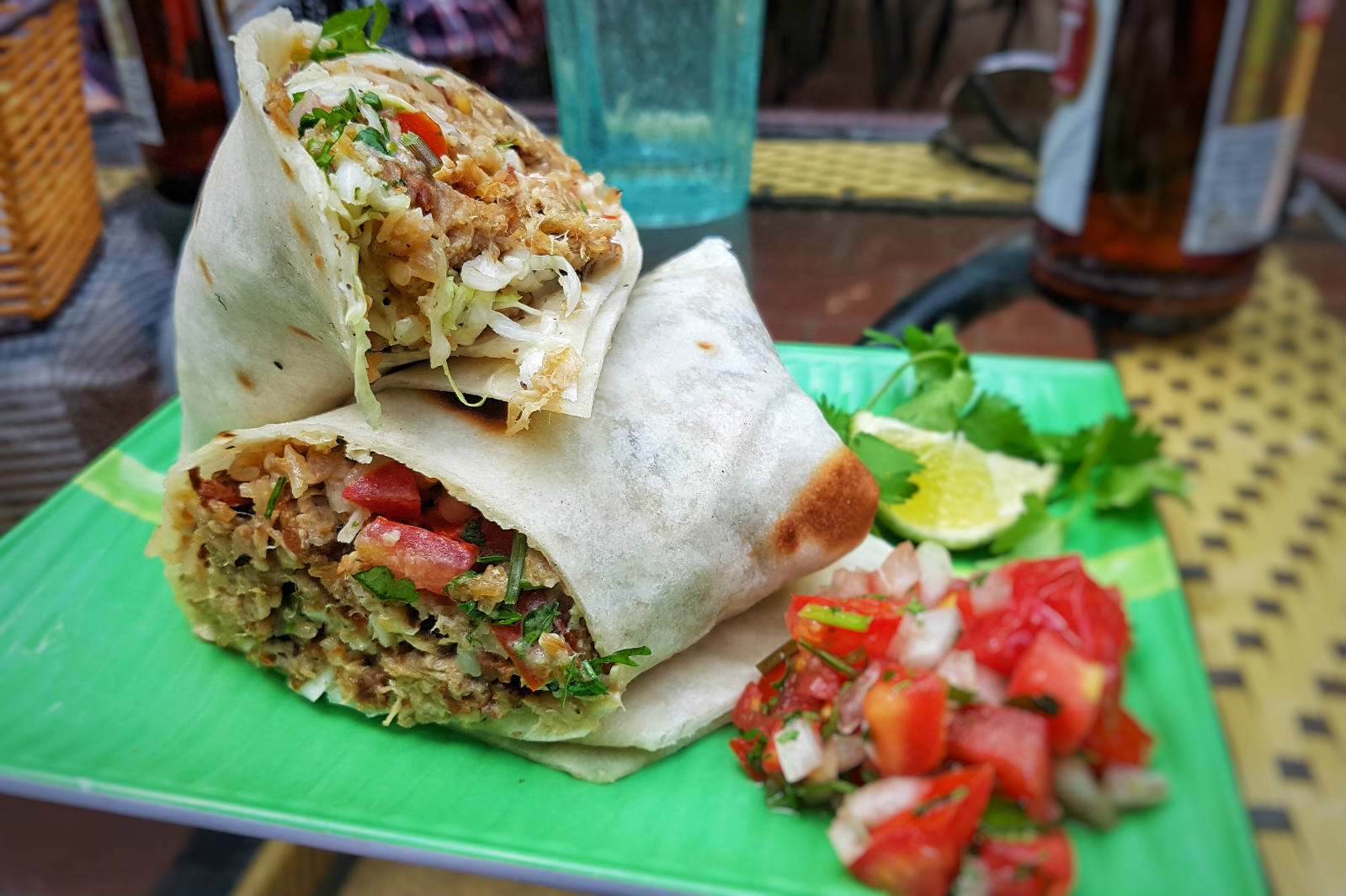 Solve Anita's Cantina burritos jigsaw puzzle online with 442 pieces