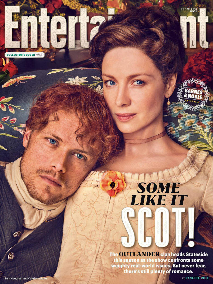 Solve EW Magazine Cover of Outlander (BarnesNobles) 2018 jigsaw puzzle