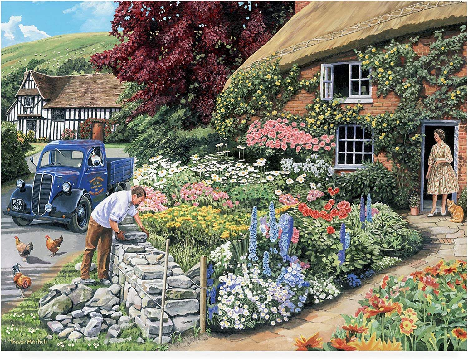 Solve Dry Stone Walling jigsaw puzzle online with 300 pieces
