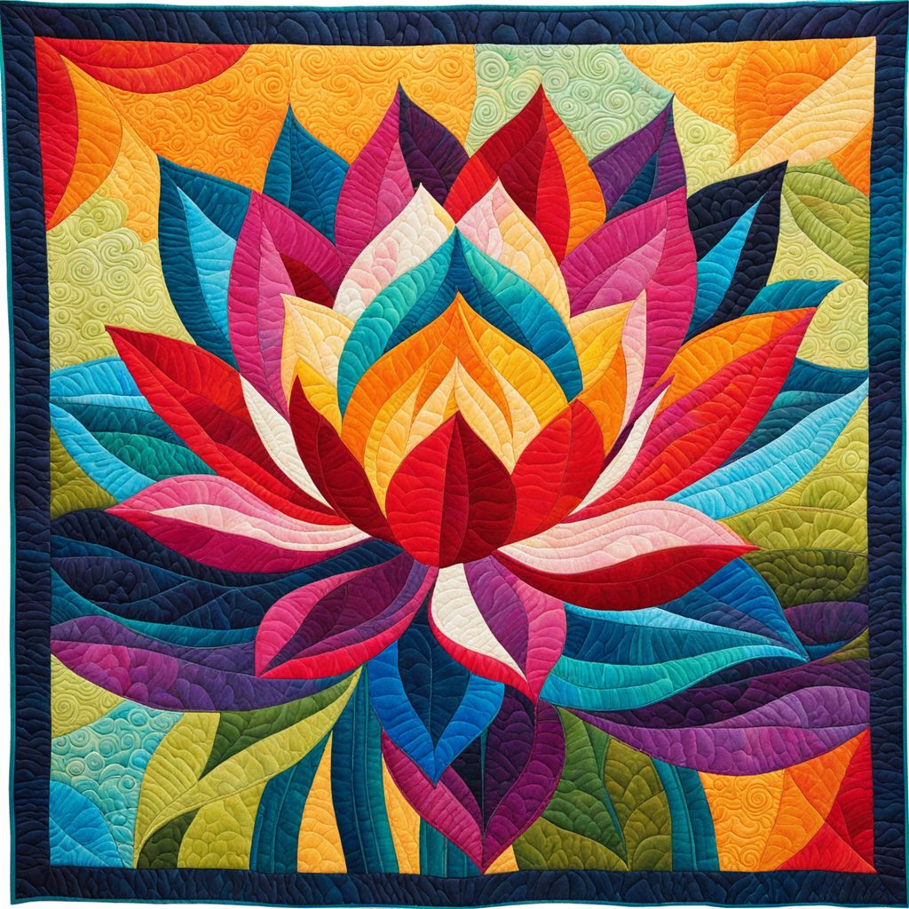 Solve Colorful Lotus jigsaw puzzle online with 64 pieces