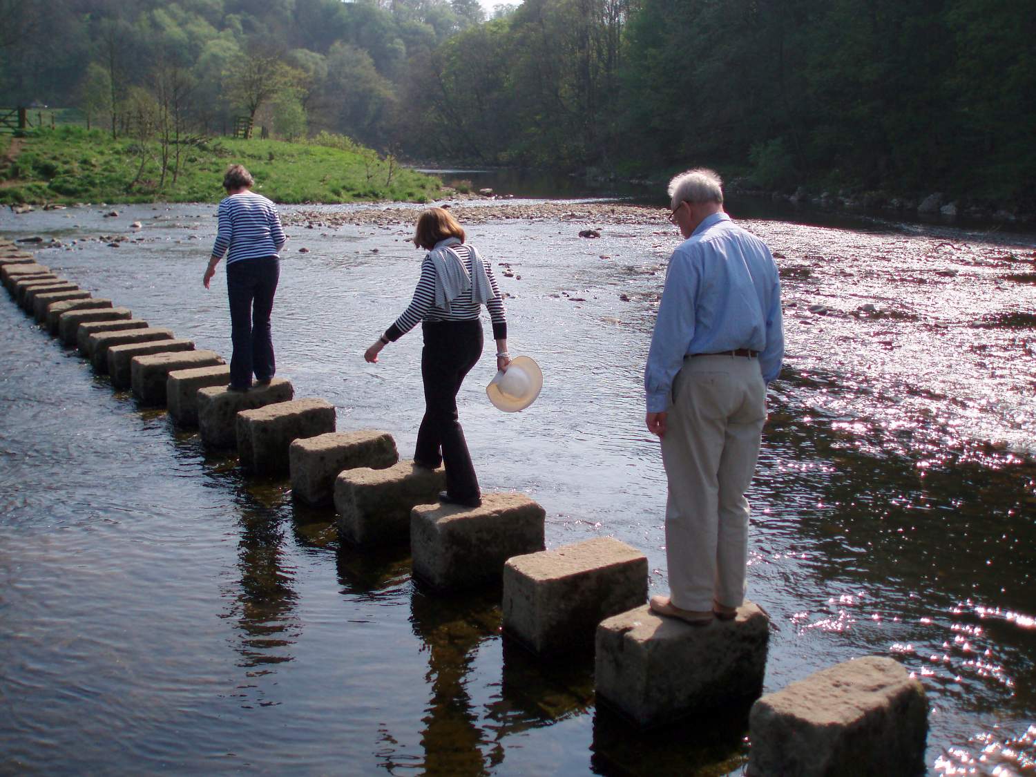 Solve Stepping Stones at Whitewell in Lancashire. jigsaw puzzle online