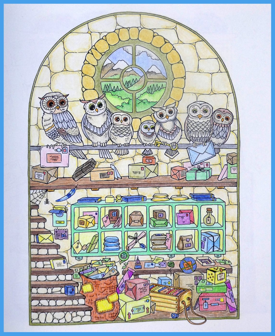 Solve Self colored drawings, from the book by Johanna Basford. jigsaw