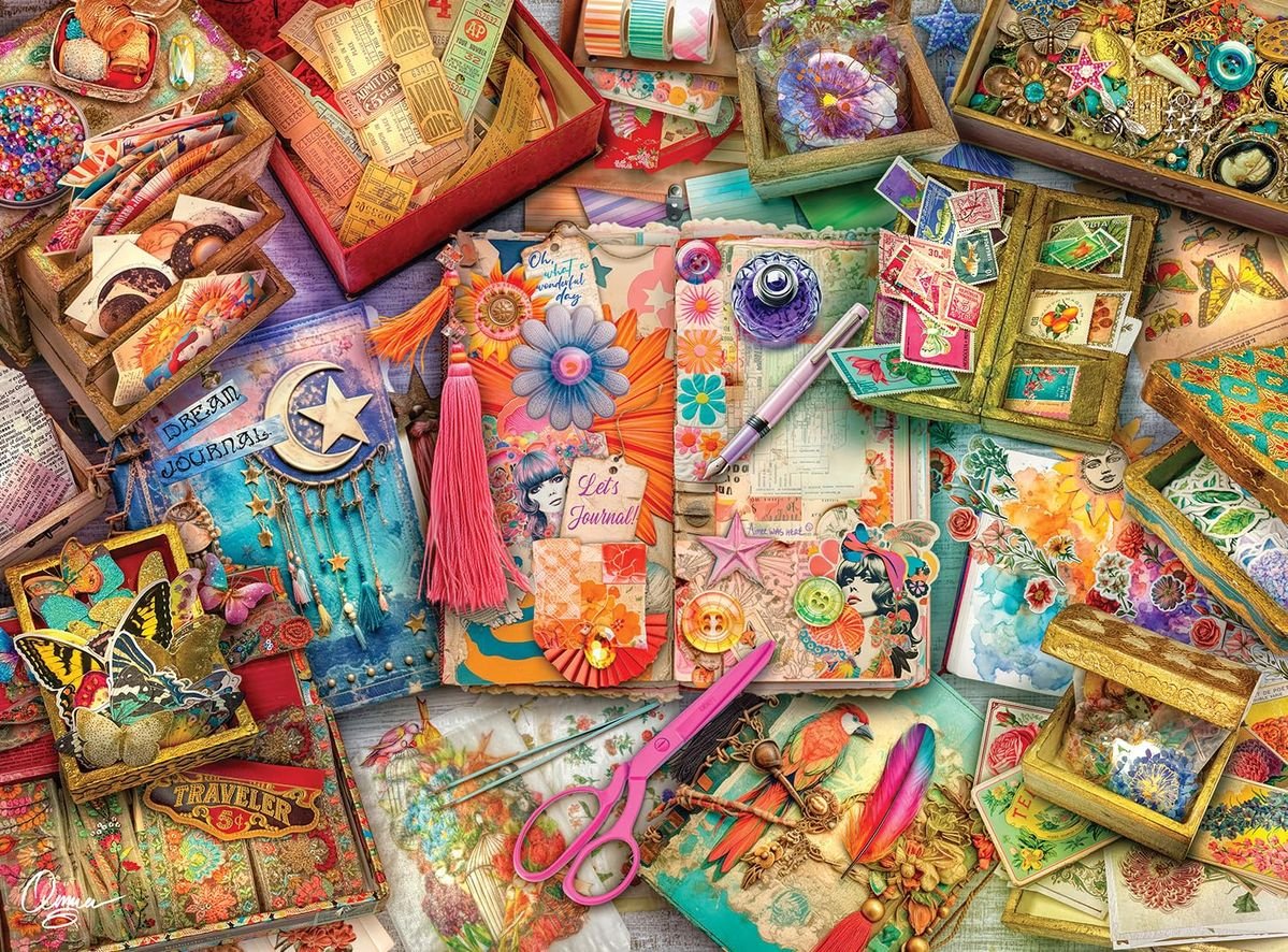 Larsen – Puzzle Cadre Atelier Du Père Noël – 140 Pièces – Noël – Défi Familial – Carton Recyclé – Motricité Et Observation