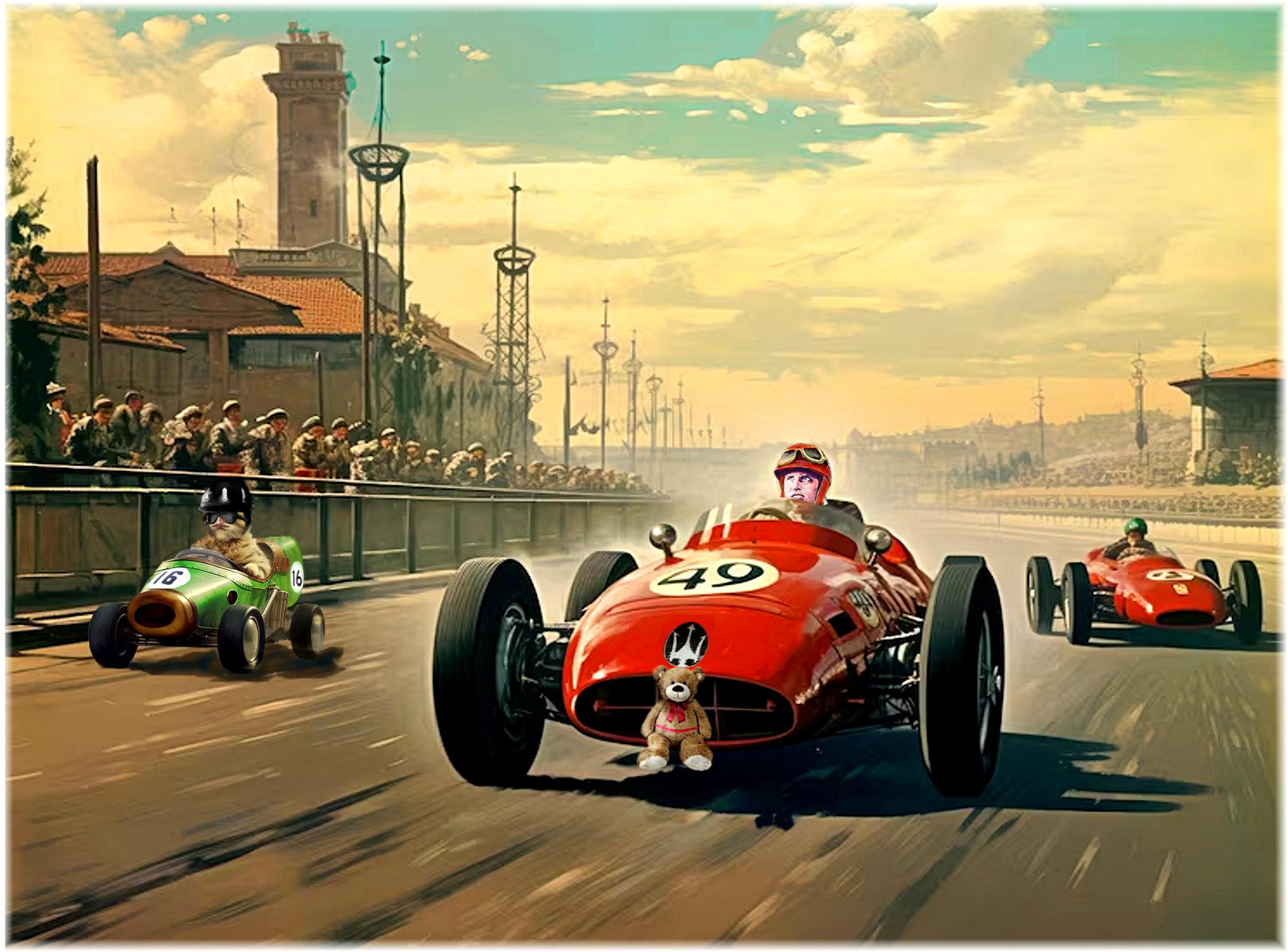 Solve Belgian Grand Prix 1958 and Maria Teresa de Filippis, the first