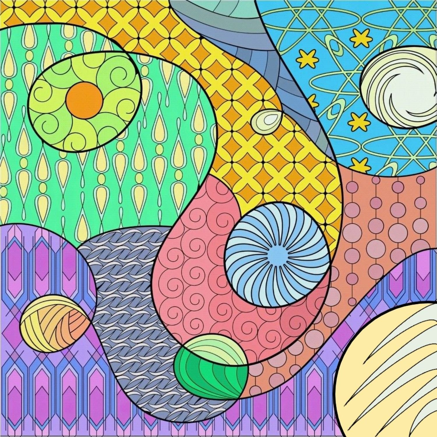 Design Puzzles Solve Dazzling Designs Series jigsaw puzzle online with 306 pieces