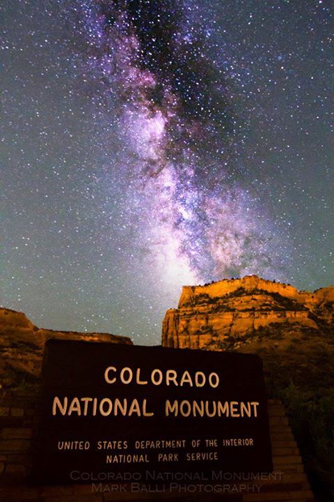 Solve night skies are still visible from Colorado National Monument ...