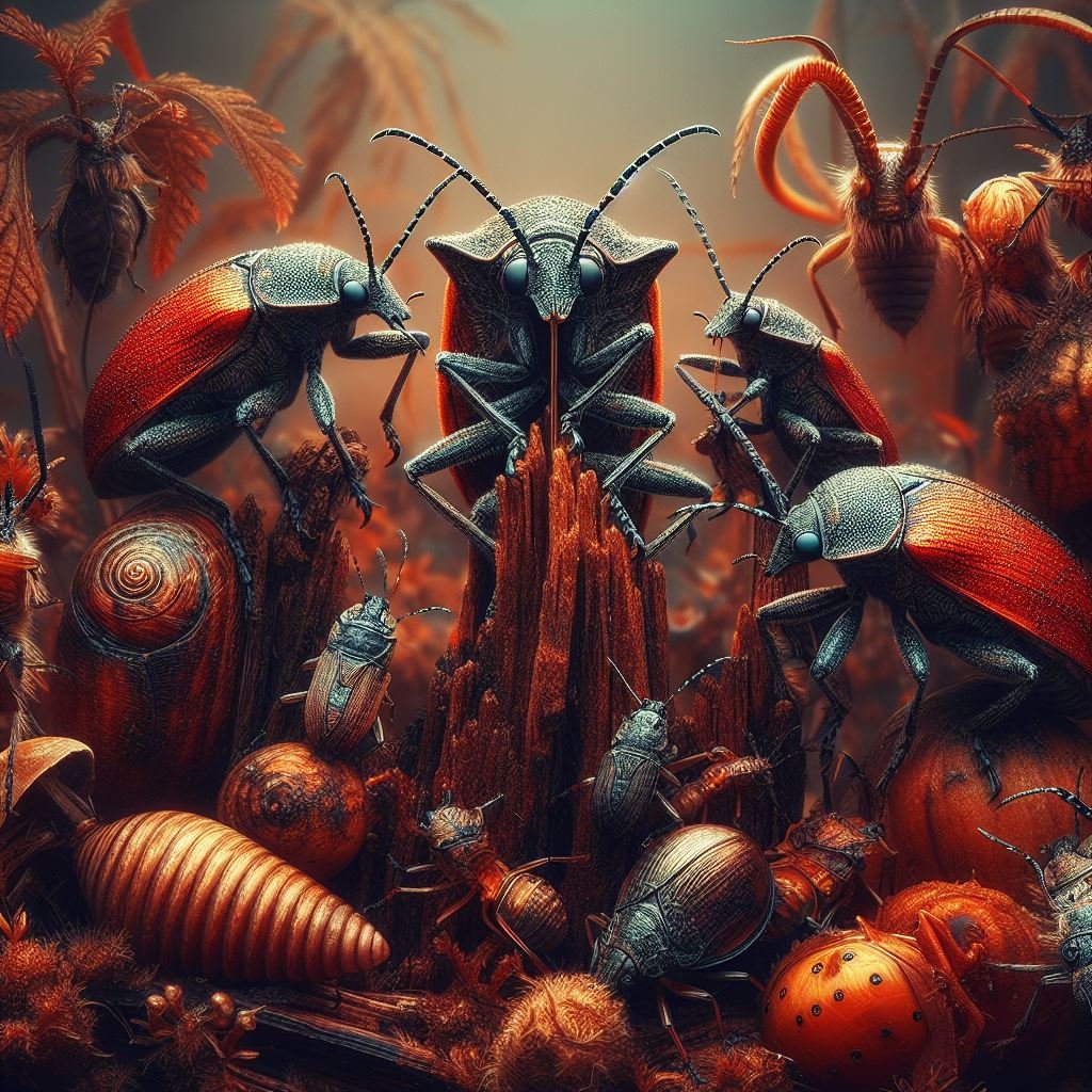 Solve Bugs jigsaw puzzle online with 306 pieces