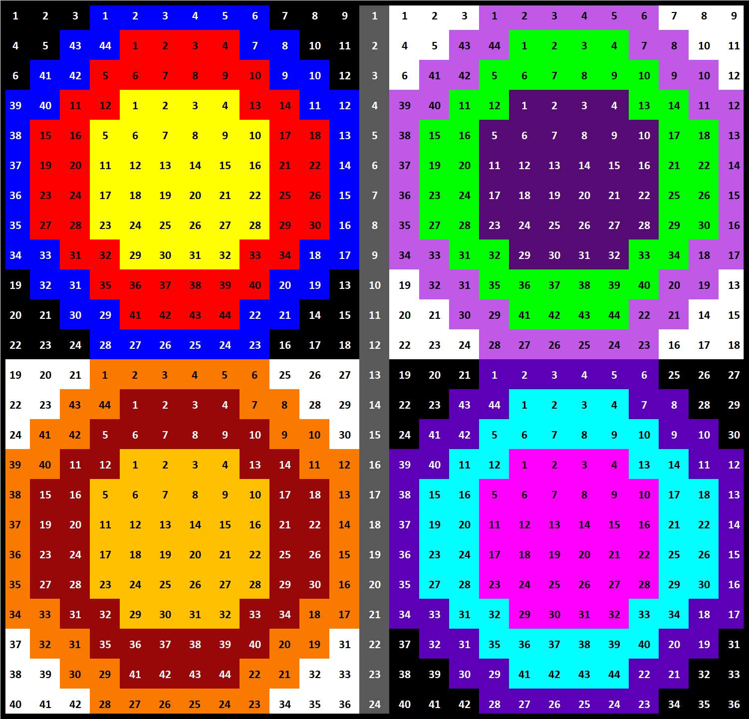 Solve Number 493 splotch x 4 600 jigsaw puzzle online with 600 pieces