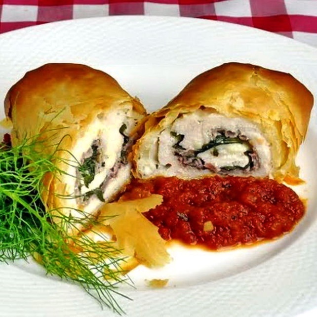 Solve Phyllo Chicken Prosciutto Margherita rock recipes jigsaw puzzle
