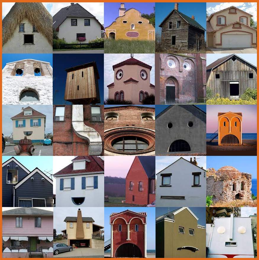 Solve Houses have feelings too! jigsaw puzzle online with 25 pieces