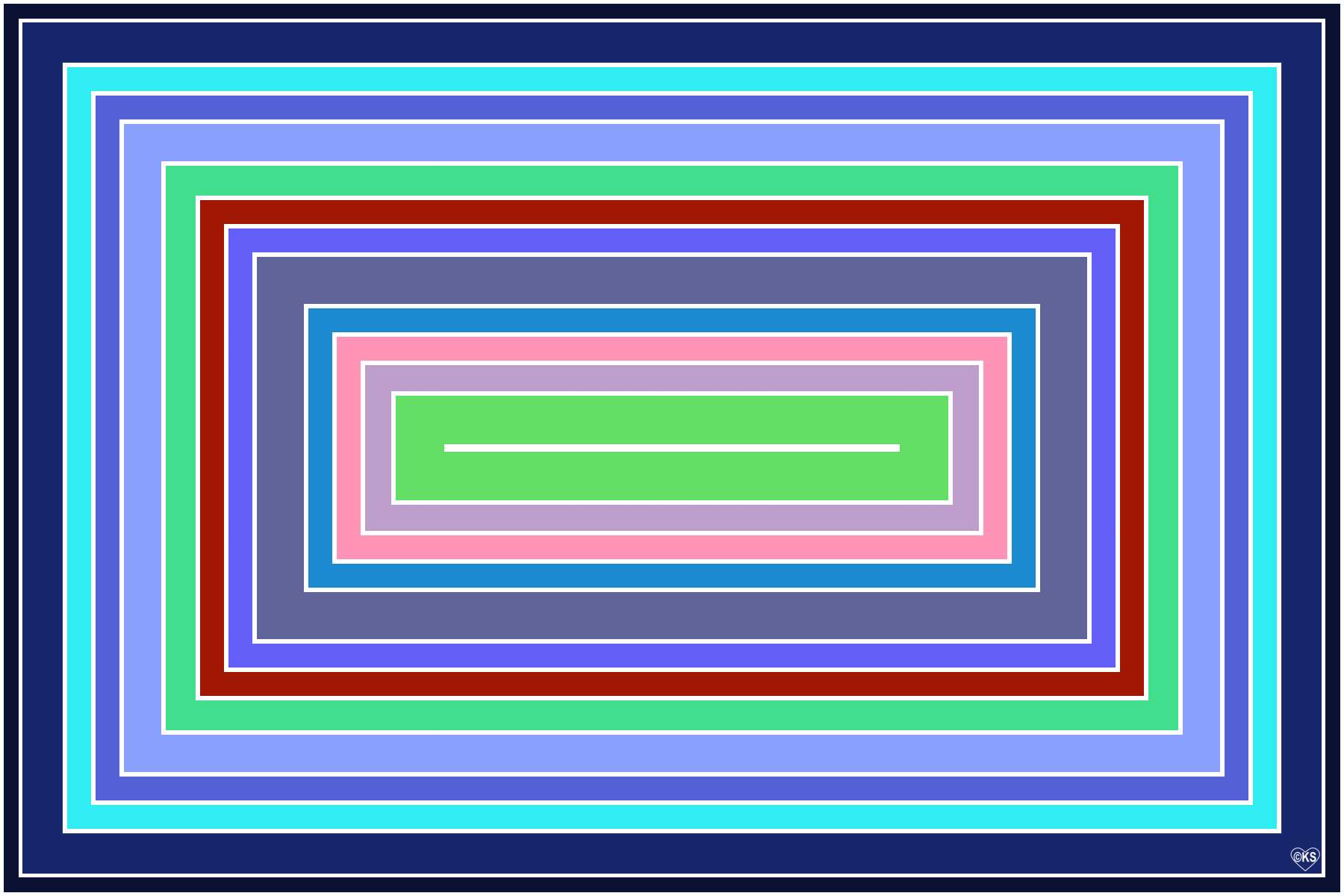 Solve Concentric Rectangles!! ~ H jigsaw puzzle online with 600 pieces