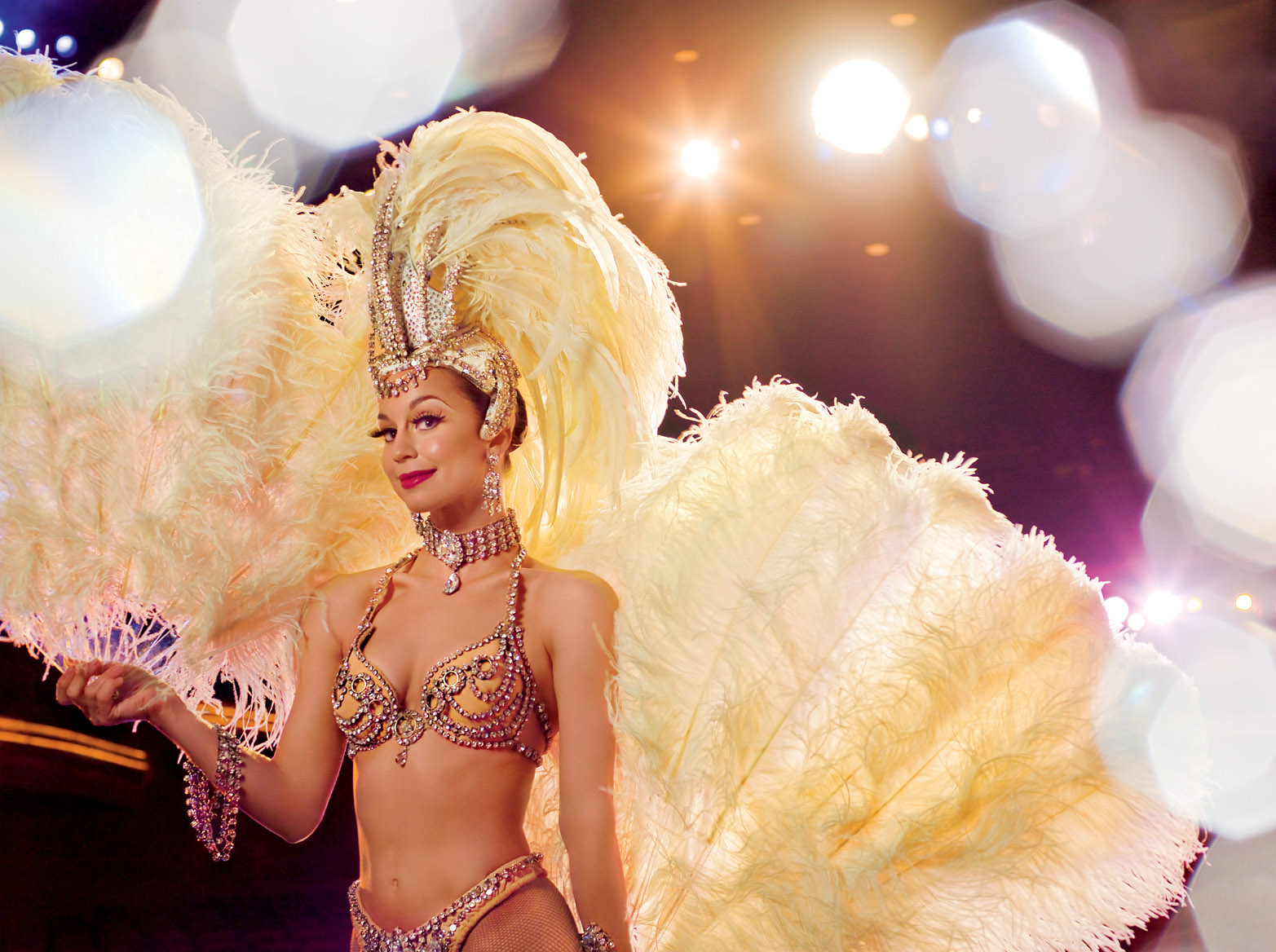 RHOC Cast Trades Orange County Glitz for Vegas Showgirl Routine