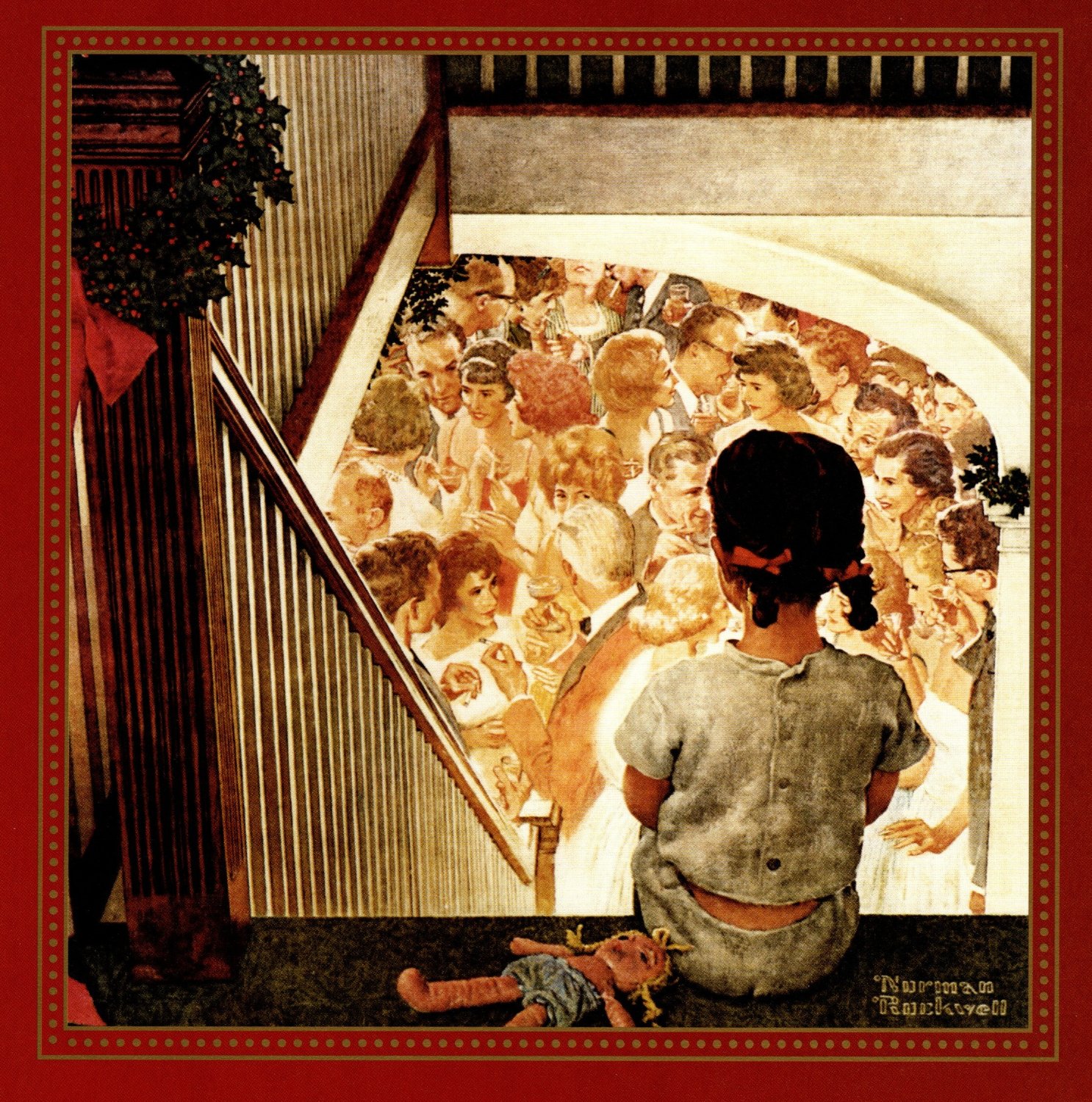 Solve Norman Rockwell {Checking the Christmas Party} jigsaw puzzle ...