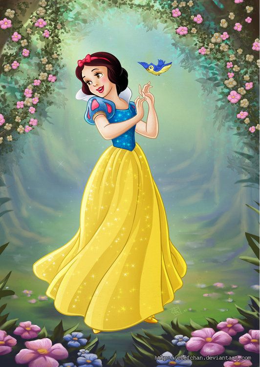 Solve Snow White jigsaw puzzle online with 48 pieces
