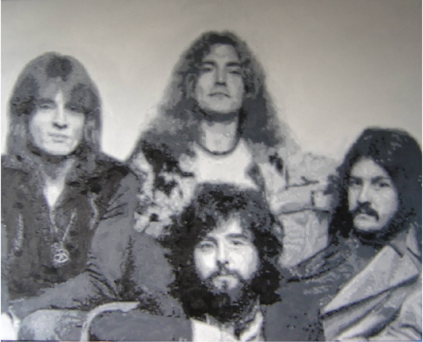 Solve LED ZEPPELIN jigsaw puzzle online with 500 pieces