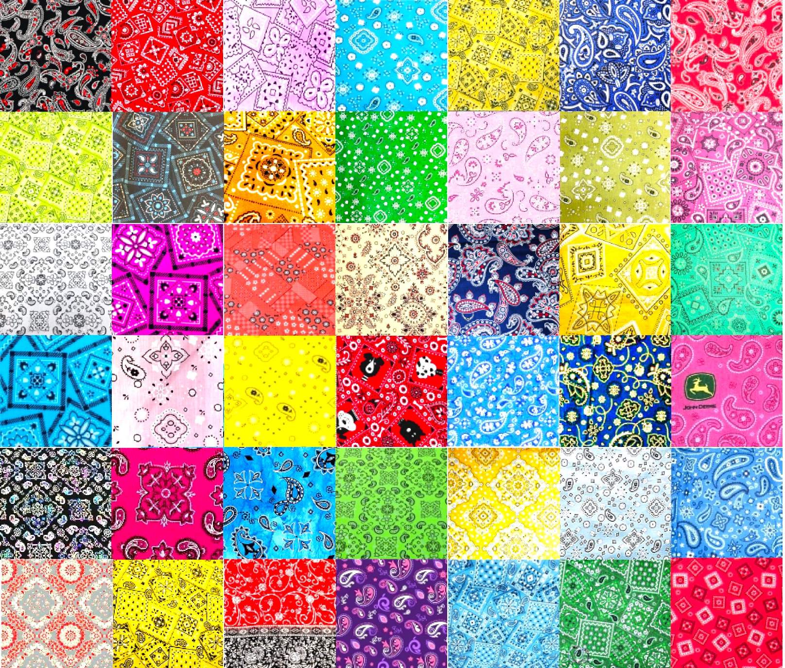 Solve PATCHWORK BANDANA PRINTS 4 jigsaw puzzle online with 143 pieces