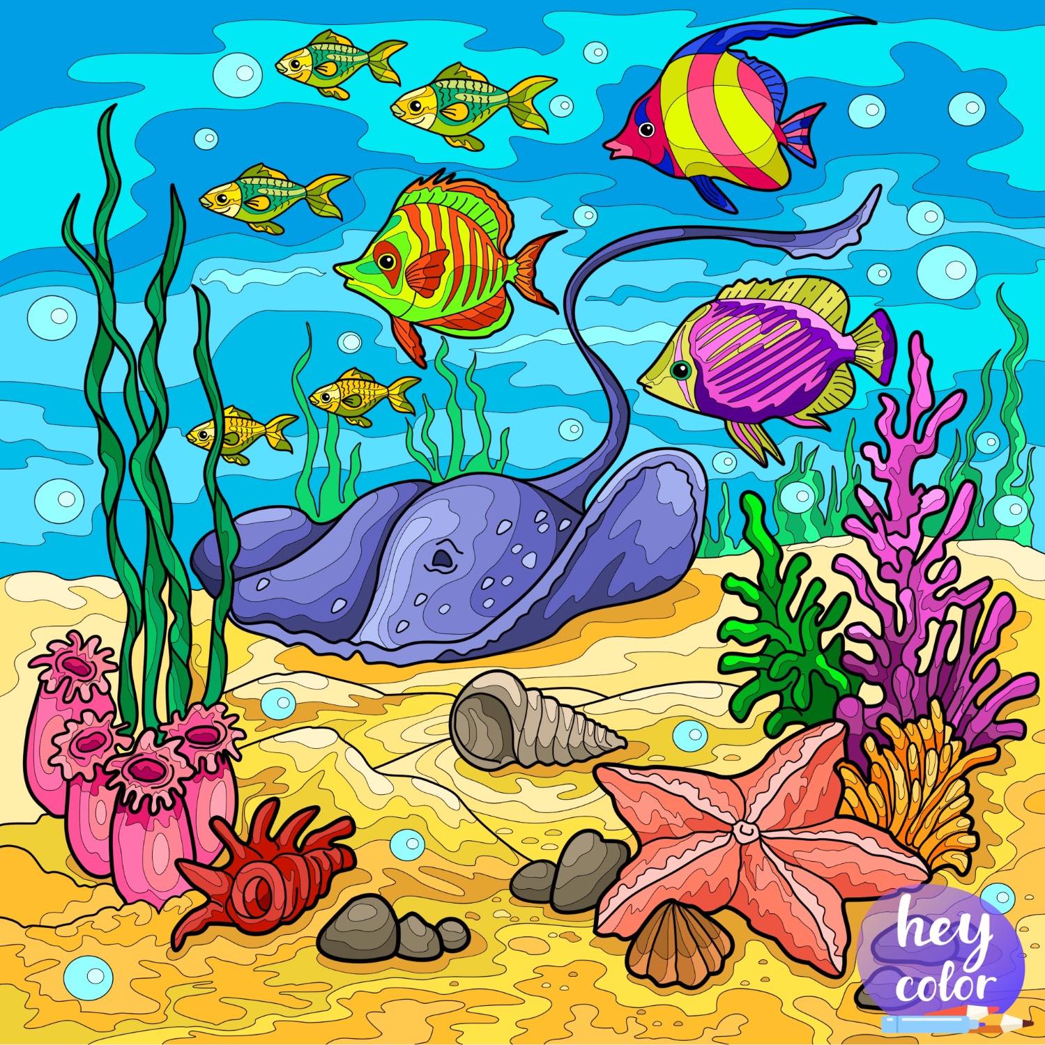 Solve Fishy fishy fish jigsaw puzzle online with 256 pieces