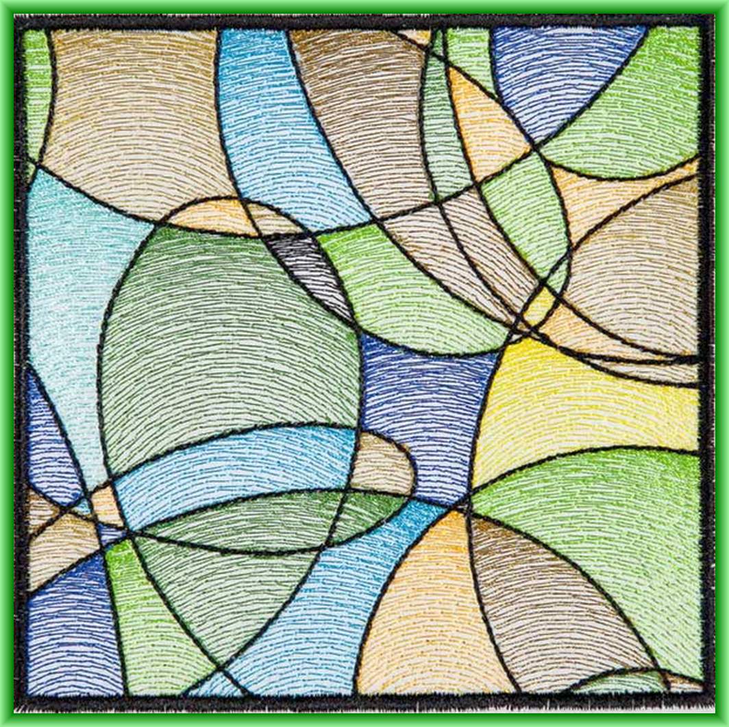 Jigsaw Puzzle | Stained glass pattern | 49 pieces | Jigidi