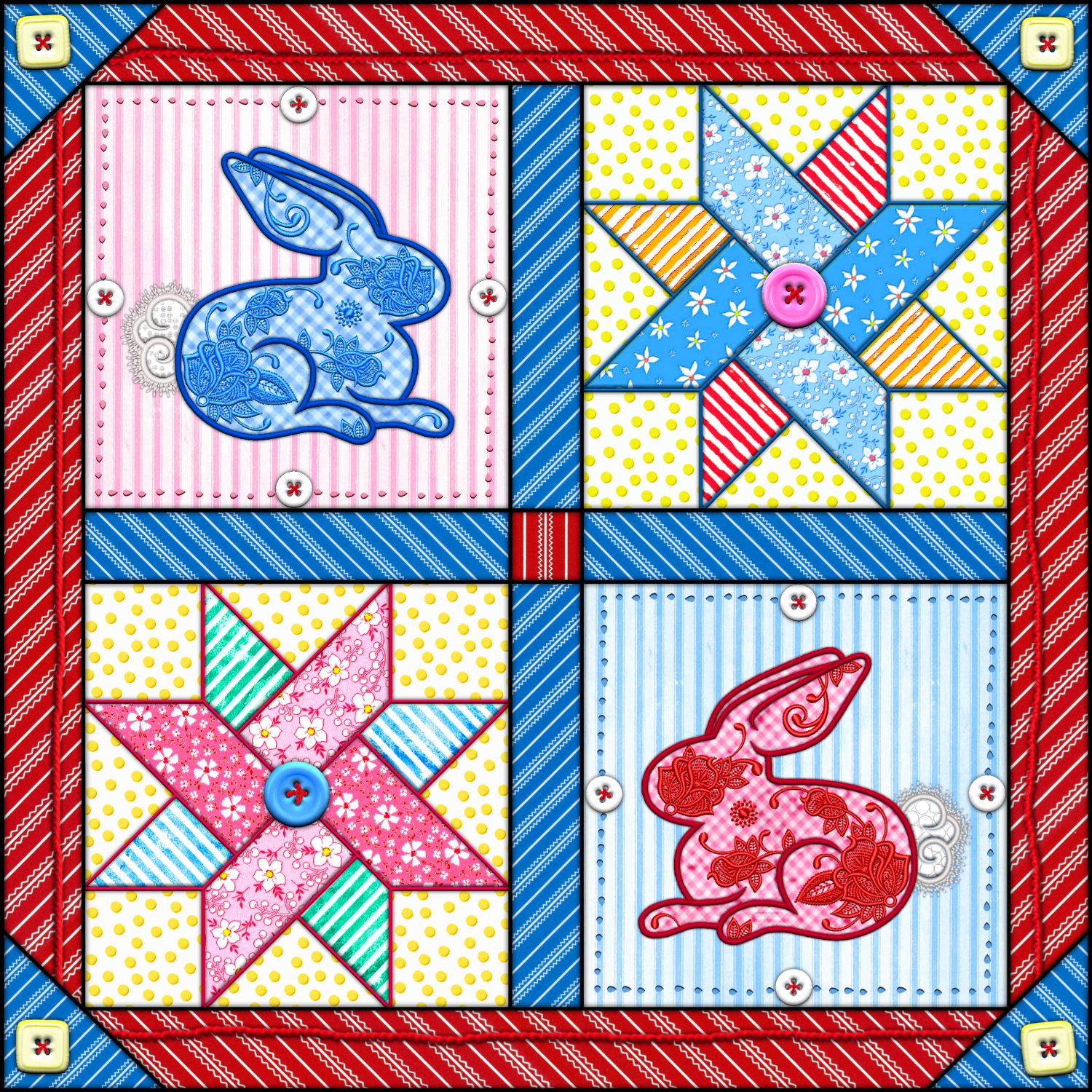 Solve Rosie the Rabbit jigsaw puzzle online with 256 pieces