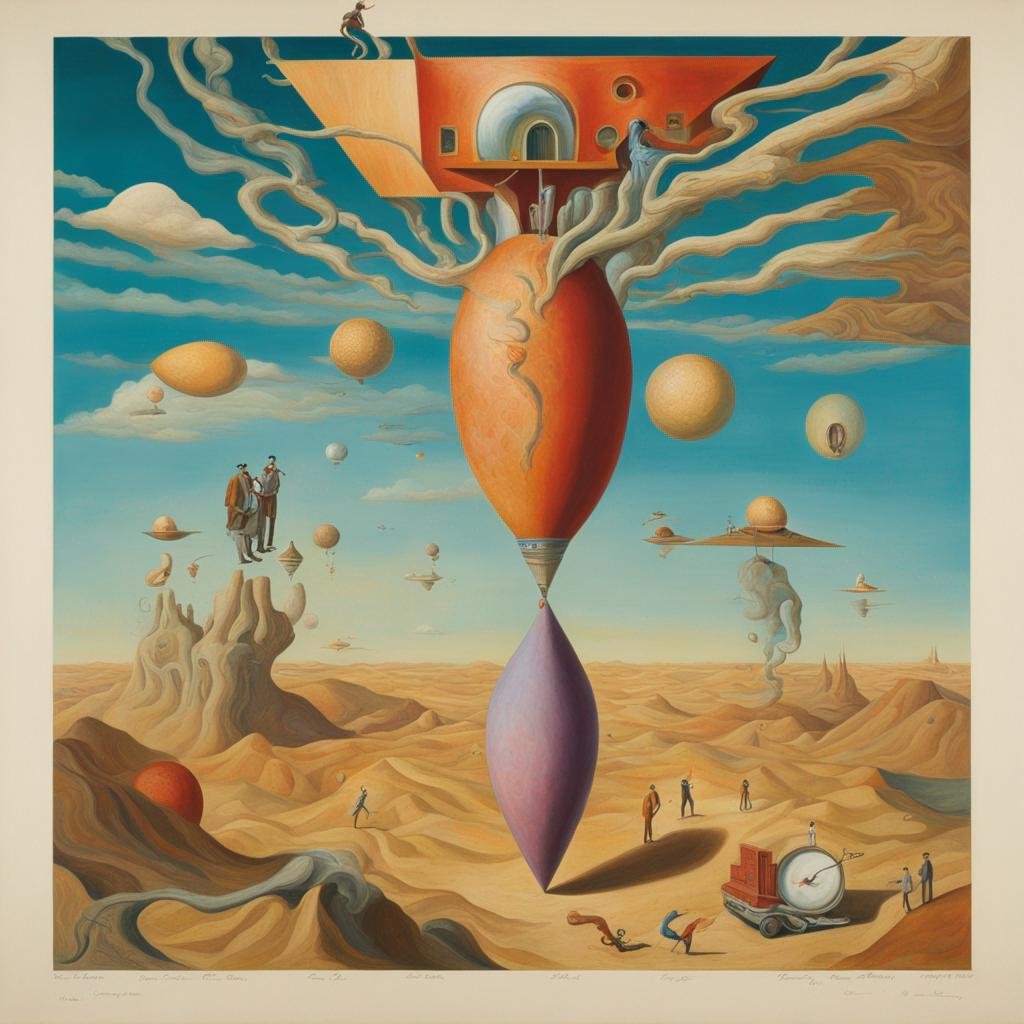 A surrealist puzzle with abstract, mismatched pieces that challenge conventional assembly, evoking themes of identity and reality.